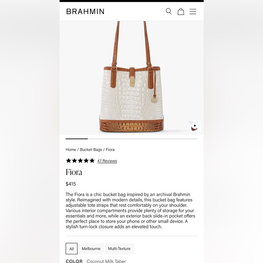 Braham Fiora purse - used once